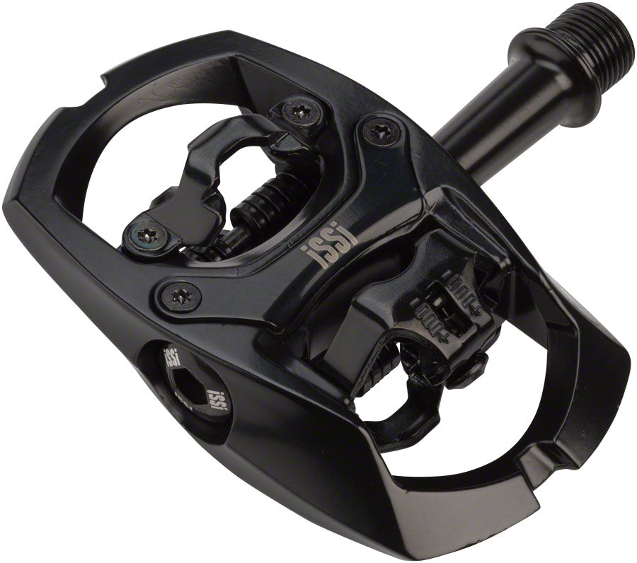 iSSi Trail II Pedals - Dual Sided Clipless Platform Aluminum 9/16" BLK +6 Pedals iSSi   
