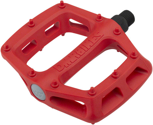DMR V6 Pedals - Platform Plastic 9/16" Red Pedals DMR   