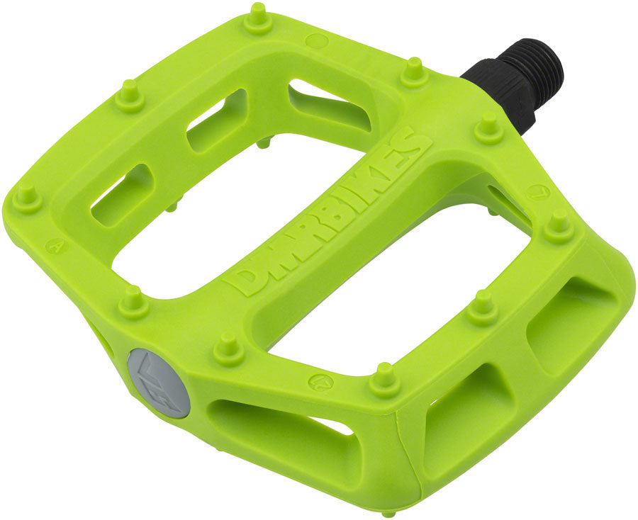 DMR V6 Pedals - Platform Plastic 9/16" Green Pedals DMR   