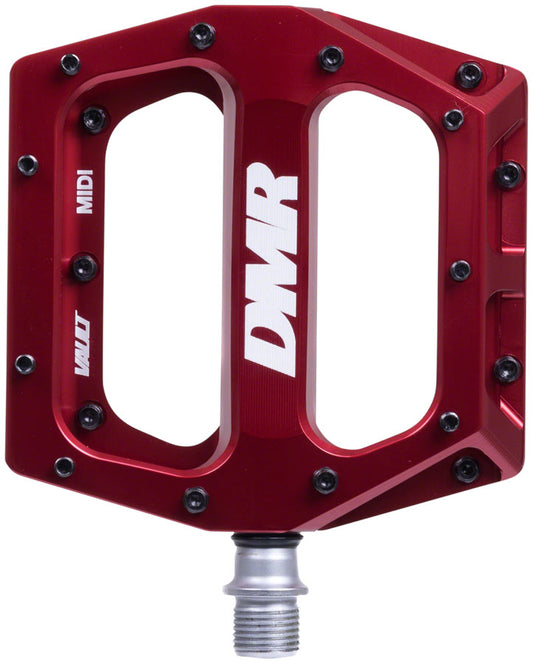 DMR Vault MIDI Pedals - Platform Aluminum 9/16" Deep Red Pedals DMR   