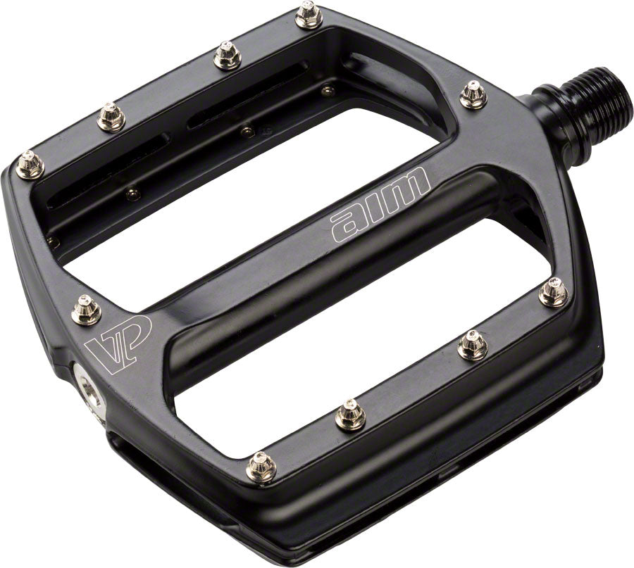 VP Components Aim Pedals - Platform Aluminum 9/16" Black Pedals VP Components   