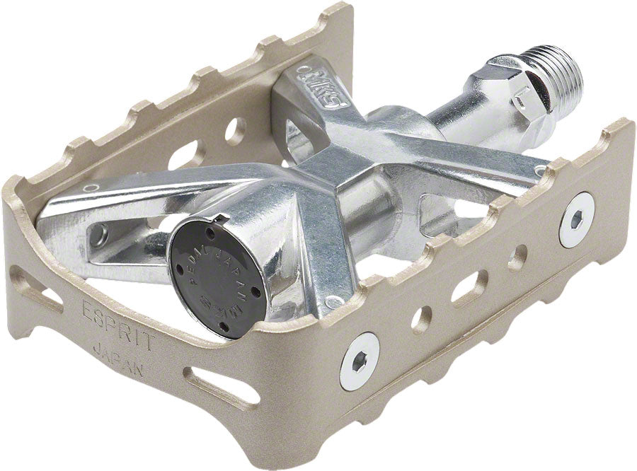 MKS Esprit Pedals - Platform Aluminum 9/16" Silver Pedals MKS   