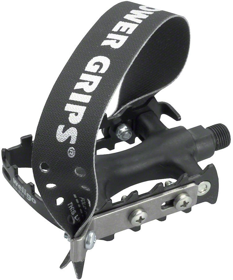 Power Grips Sport Pedal Kit - Plastic 9/16" Black Pedals Power Grips   
