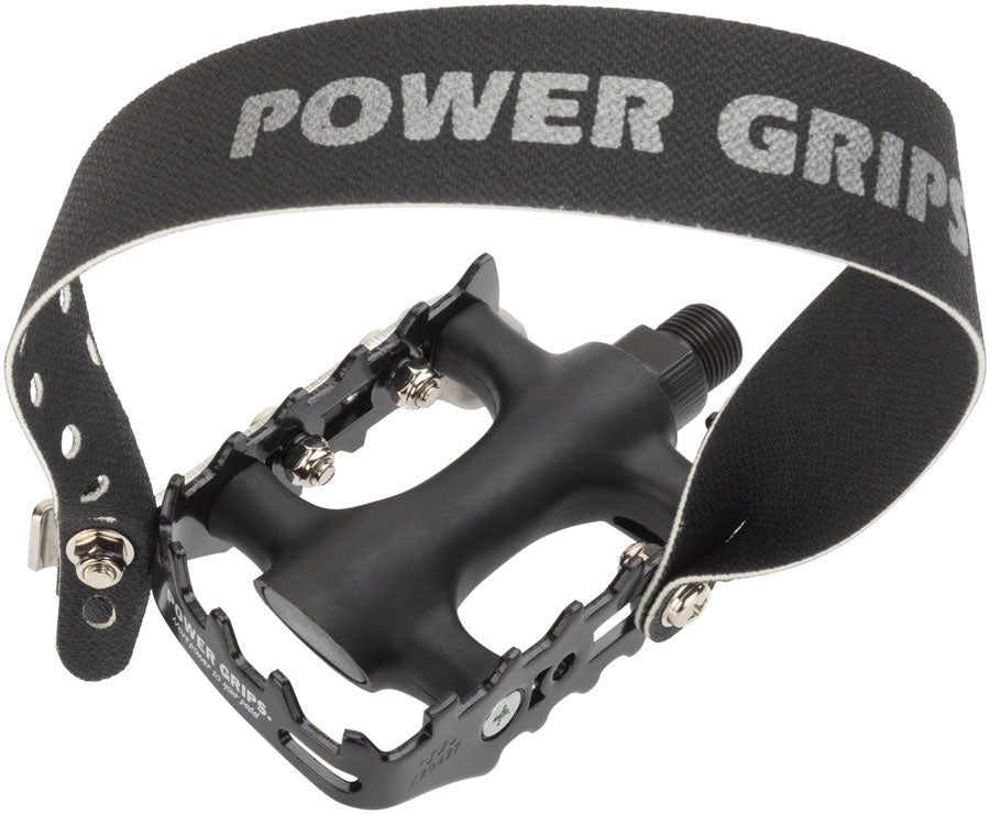 Power Grips Sport Pedal Kit - Plastic 9/16" Black XL Pedals Power Grips   
