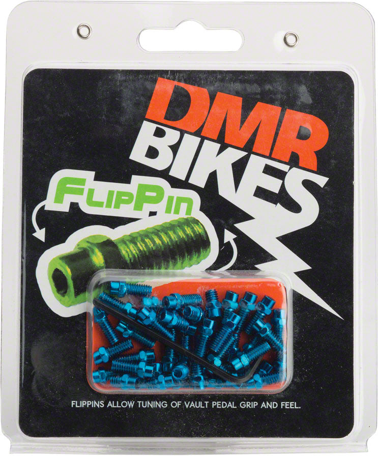 DMR Flip Pins for Vault Pedals 44 Piece Set Blue Pedal Small Part DMR   