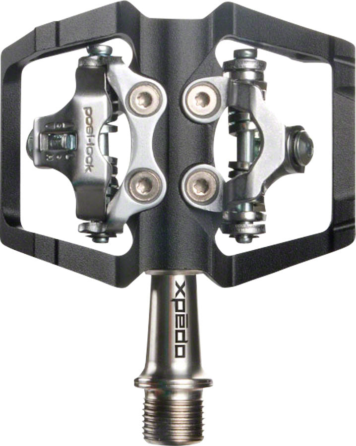 Xpedo Baldwin Pedals - Dual Sided Clipless Platform Aluminum 9/16" BLK Titanium Pedals Xpedo   