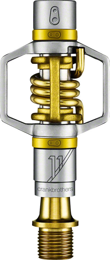 Crank Brothers Egg Beater 11 Pedals - Dual Sided Clipless Titanium  9/16" Gold Pedals Crank Brothers   