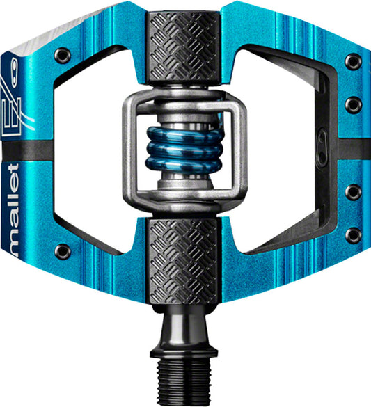Crank Brothers Mallet Enduro Pedals - Dual Sided Clipless Platform Aluminum 9/16" Blue Pedals Crank Brothers   