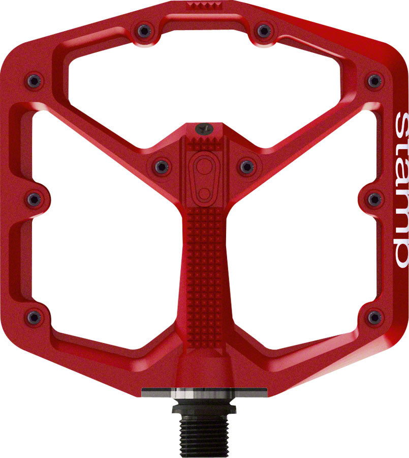 Crank Brothers Stamp 7 Pedals - Platform Aluminum 9/16" Red Large Pedals Crank Brothers   