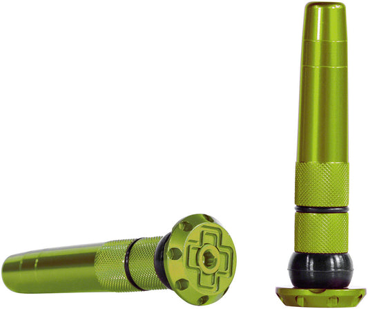 Muc-Off Stealth Tubeless Puncture Plugs Tire Repair Kit - Bar-End Mount Green Pair Tubeless Accessories Muc-Off   