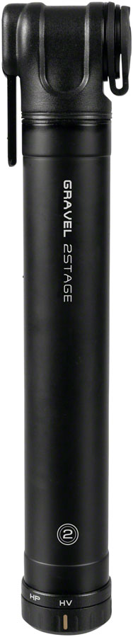 Topeak Gravel Mini Pump - 2Stage 90psi Black Frame Pump Topeak   