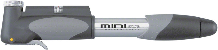 Topeak Mini Dual DXG Mini Pump- 140psi With Gauge Silver/Black Frame Pump Topeak   