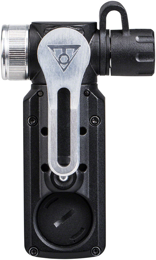 Topeak Shuttle Gauge Digital: Black/Silver Pressure Gauge Topeak   