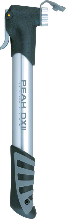 Topeak Peak DX II Mini Pump - 90psi Silver Frame Pump Topeak   