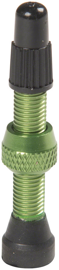 Stans NoTubes Alloy Valve Stems - 35mm Pair Green Tubeless Valves Stans No Tubes   