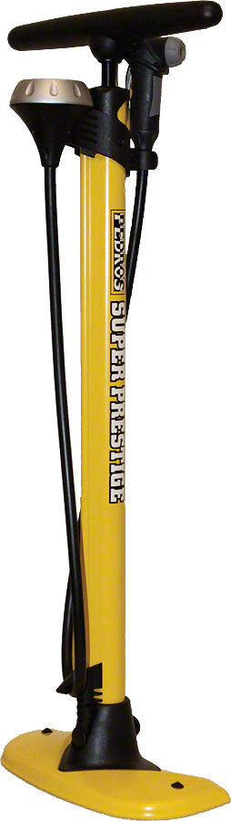 Pedros Floor Pump Super Prestige Professional Yellow Floor Pumps Pedros   