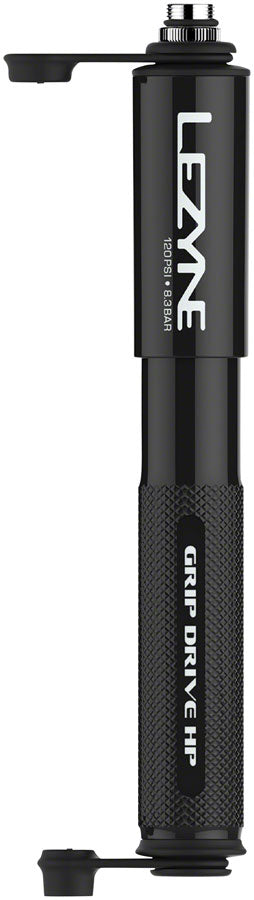 Lezyne Grip Drive HP Frame Pump SM  - Black Frame Pump Lezyne   