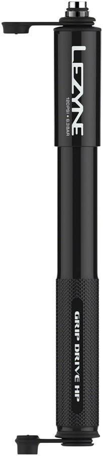 Lezyne Grip Drive HP Frame Pump MD  - Black Frame Pump Lezyne   