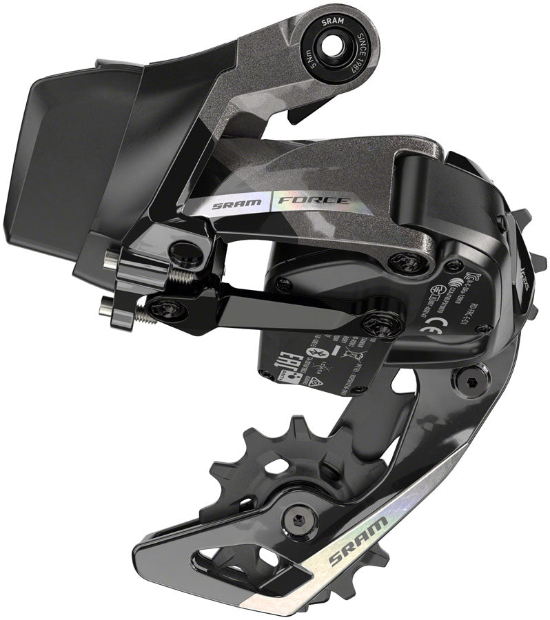 SRAM Force AXS eTap Rear Derailleur - 12-Speed Medium Cage 36t Max Battery Not Included Iridescent Gray D2 Rear Derailleurs SRAM   