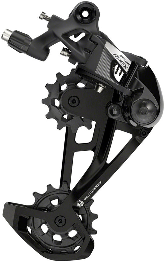 SRAM Apex Eagle Rear Derailleur - 12-Speed Long Cage 52t Max Black D1 Rear Derailleurs SRAM   