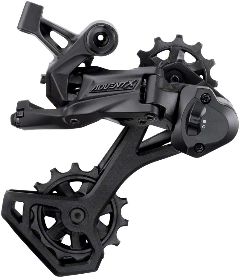 microSHIFT ADVENT X Rear Derailleur - 10-Speed Medium Cage Black With Clutch Rear Derailleurs microSHIFT   