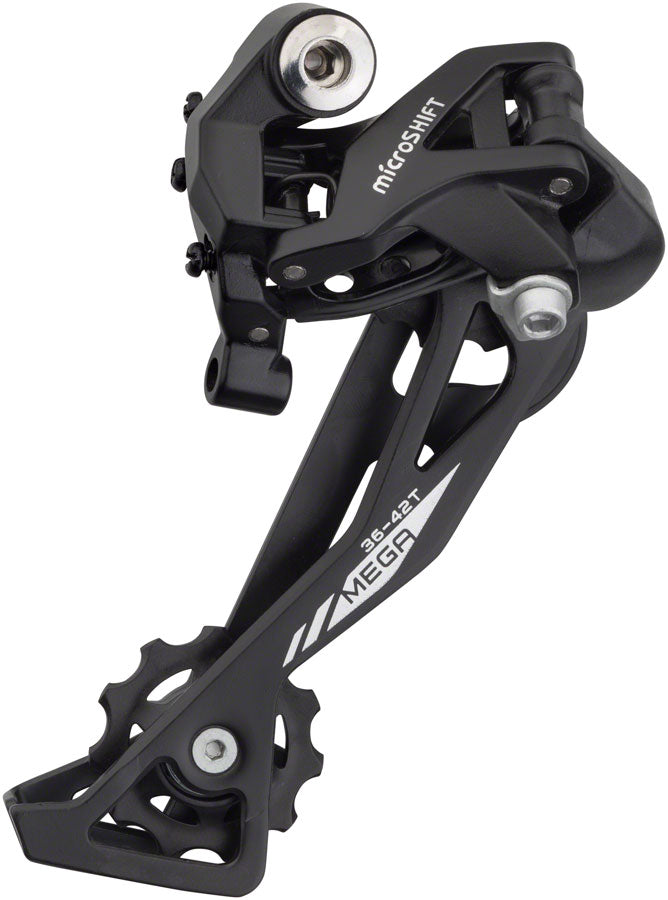 microSHIFT XLE Rear Derailleur - 10 Speed Long Cage Black Rear Derailleurs microSHIFT   