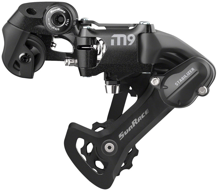 SunRace M903 Rear Derailleur - 9-Speed Short Cage Black Rear Derailleurs SunRace   
