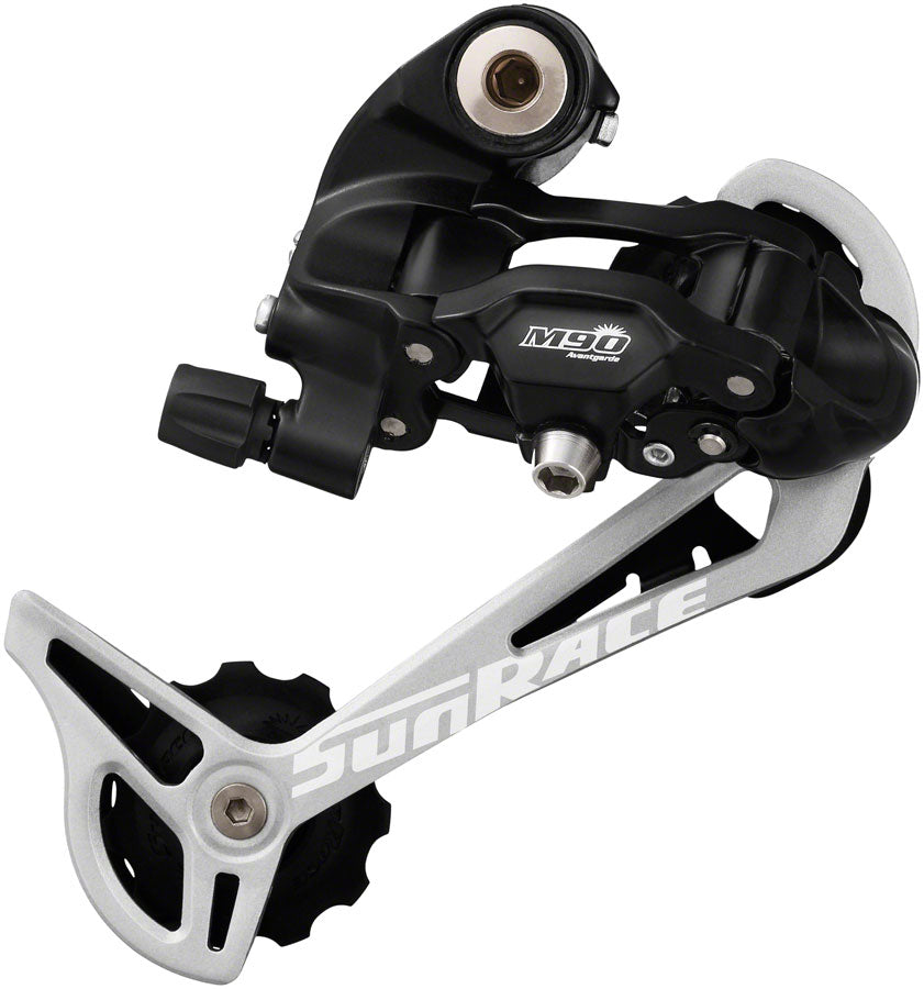 SunRace M97 Rear Derailleur - 9-Speed Long Cage Black Rear Derailleurs SunRace   