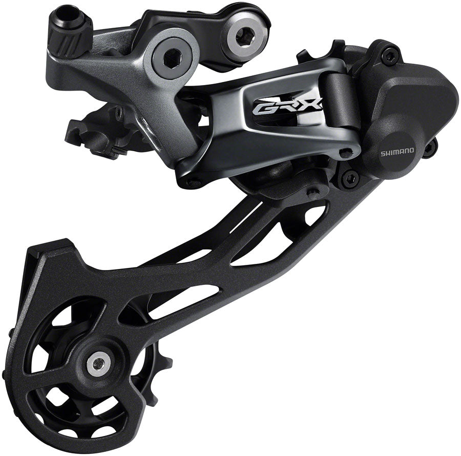 Shimano GRX RD-RX810 Rear Derailleur - 11-Speed Long Cage BLK With Clutch For 1x 2x 34t Low Sprocket Max Rear Derailleurs Shimano   