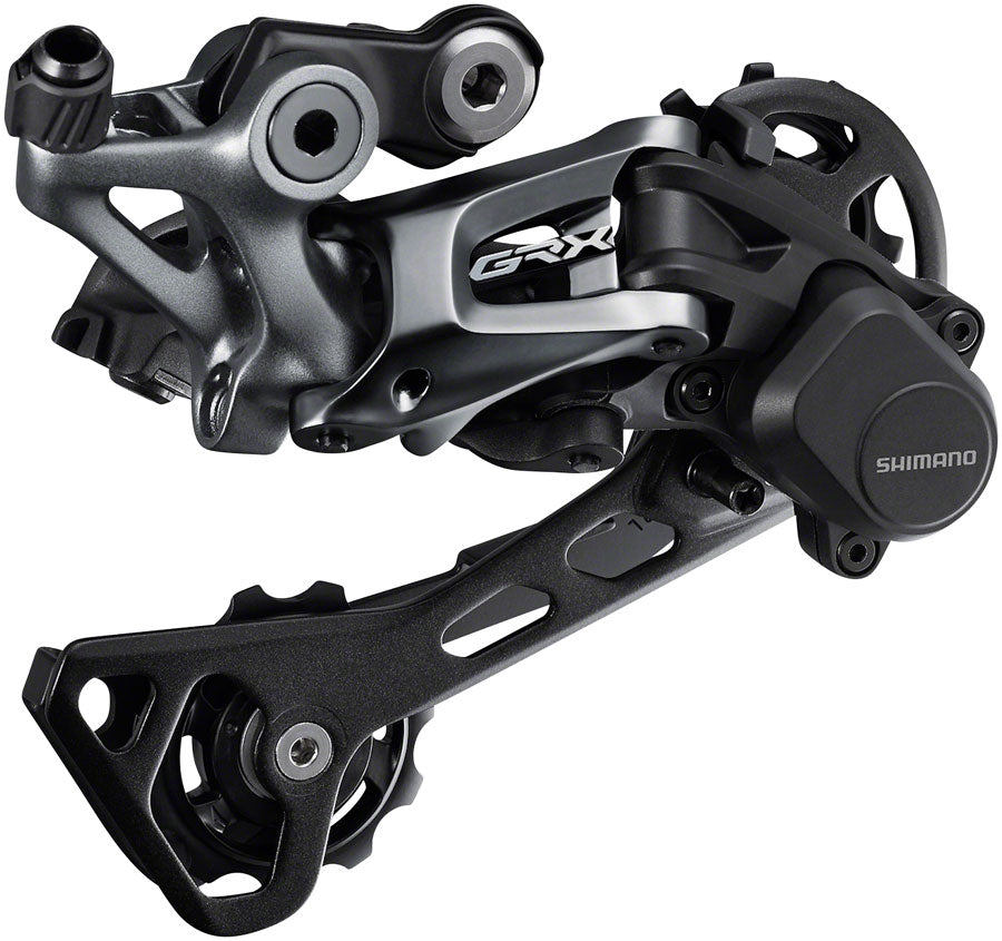 Shimano GRX RD-RX812 Rear Derailleur - 11-Speed Long Cage BLK With Clutch For 1x 42t Low Sprocket Max Rear Derailleurs Shimano   
