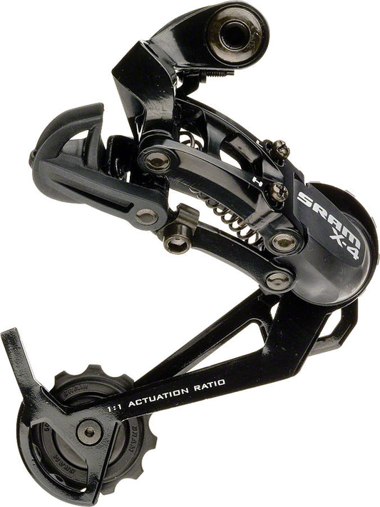 SRAM X4 Rear Derailleur - 789 Speed Long Cage Black Rear Derailleurs SRAM   