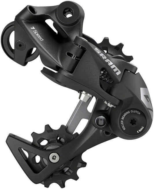 SRAM GX DH Rear Derailleur - 7-Speed Medium Cage Black with Clutch A3 Rear Derailleurs SRAM   