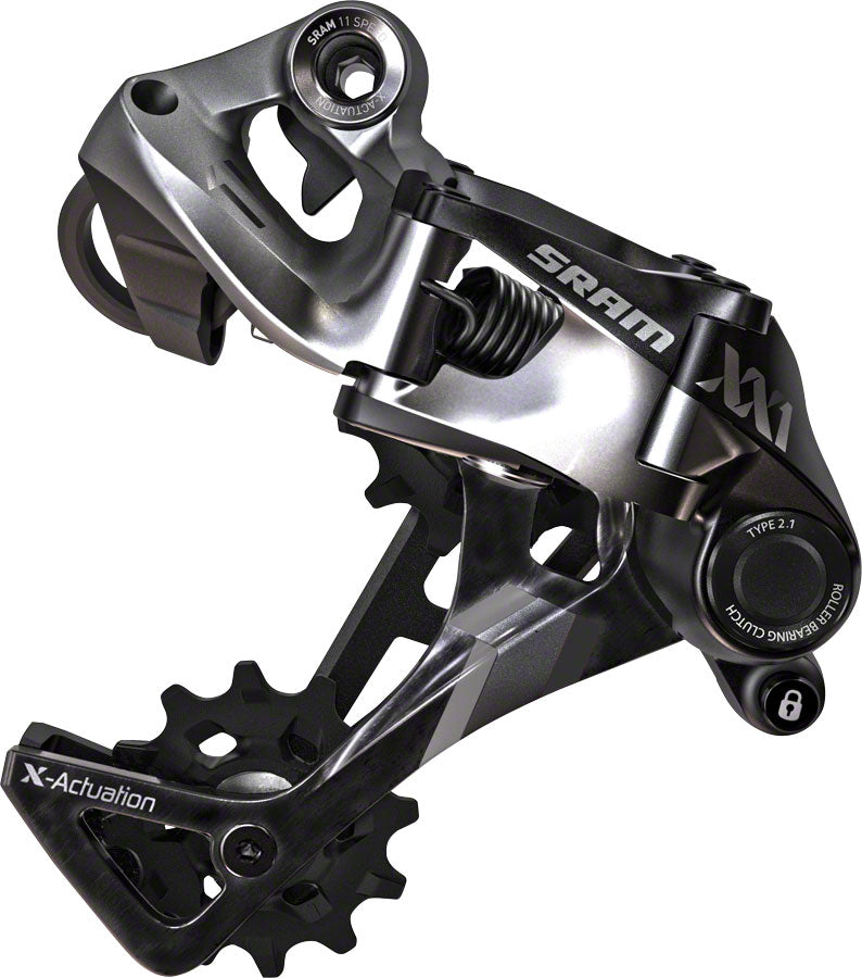 SRAM XX1 Rear Derailleur - 11 Speed Medium Cage Black Rear Derailleurs SRAM   