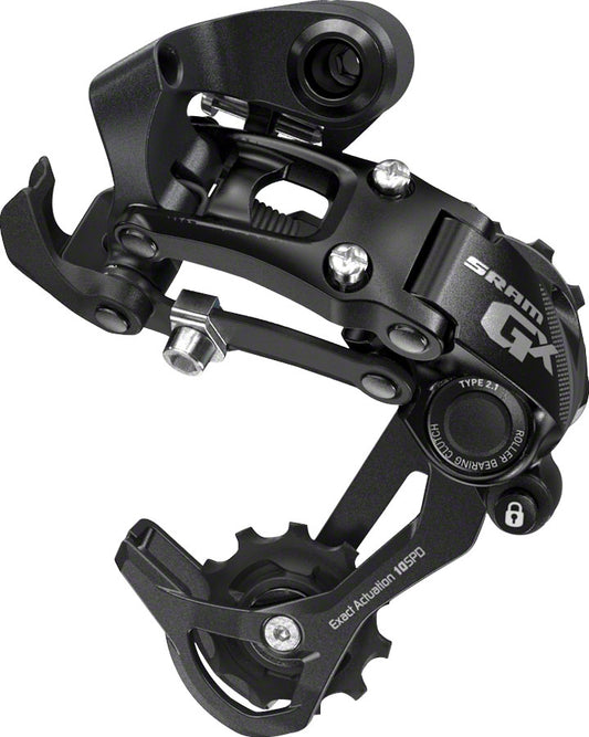 SRAM GX Rear Derailleur - 10 Speed Long Cage Black Rear Derailleurs SRAM   