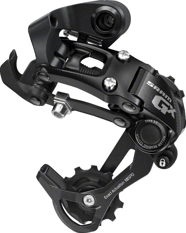 SRAM GX Rear Derailleur - 10 Speed Medium Cage Black Rear Derailleurs SRAM   