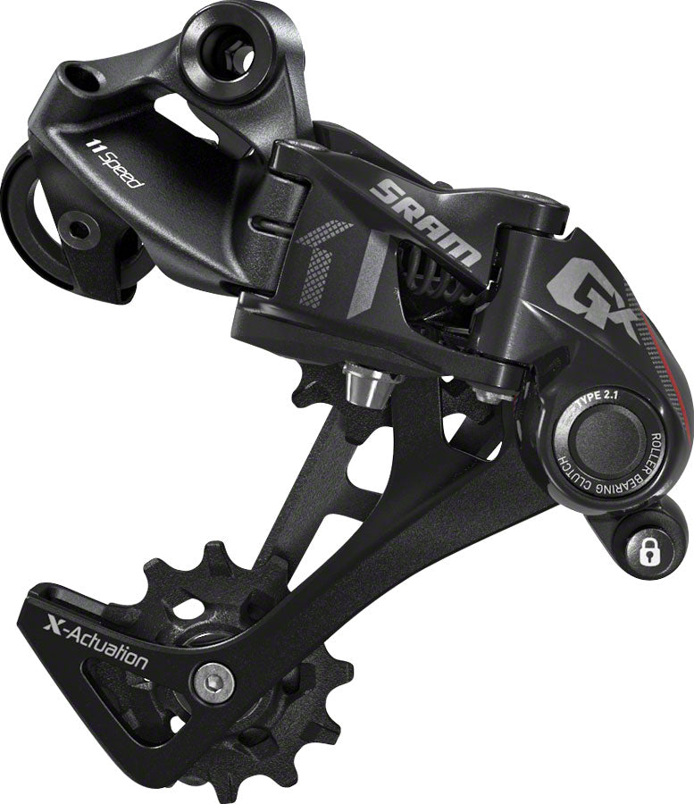 SRAM GX Rear Derailleur - 11 Speed Long Cage Red 1x With Clutch Rear Derailleurs SRAM   