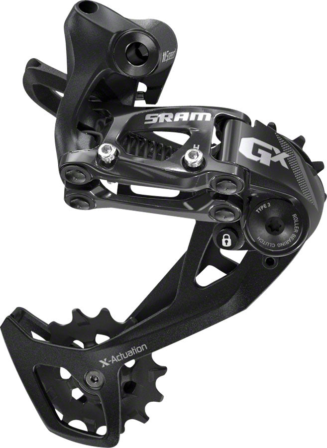 SRAM GX Rear Derailleur - 11 Speed Long Cage Black 2x With Clutch Rear Derailleurs SRAM   