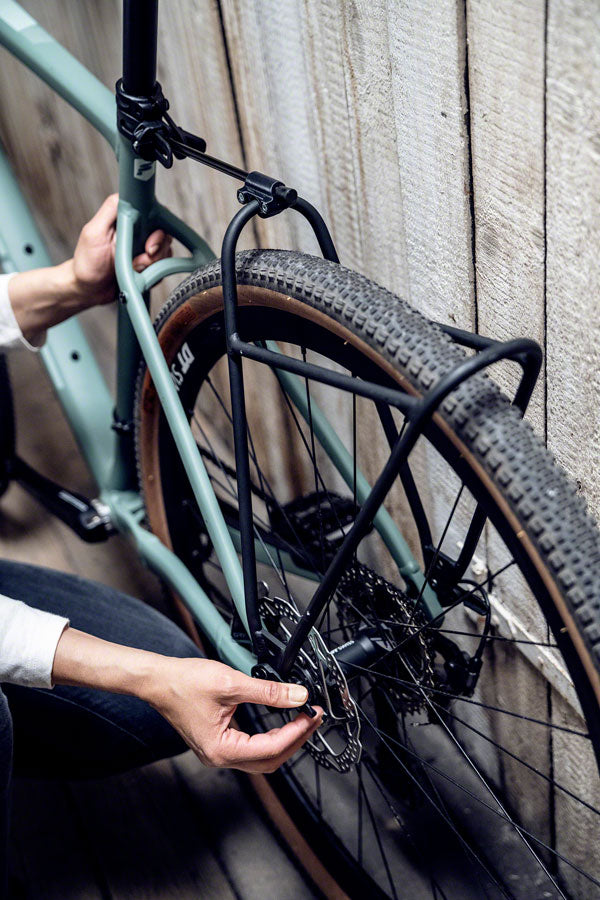 Ortlieb Quick-Rack Light Rear Mount Bike Rack - Quick Release Black Rear Mount Rack Ortlieb   