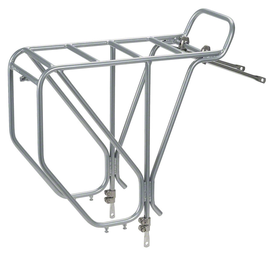 Surly 26"-29" CroMoly Rear Rack: Silver Rear Mount Rack Surly   