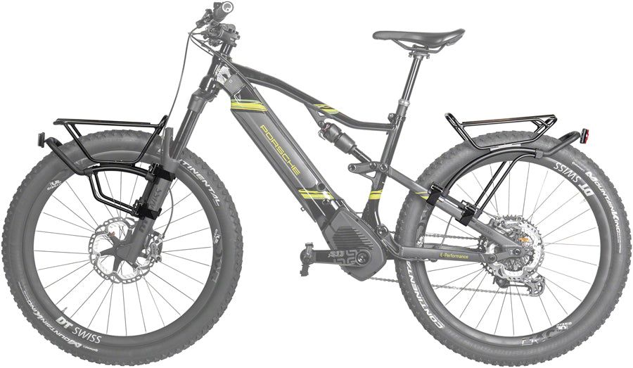 Topeak TetraRack M1 Front Rack for MTB - Fork Blade Strap Mount Black Front Mount Rack Topeak   