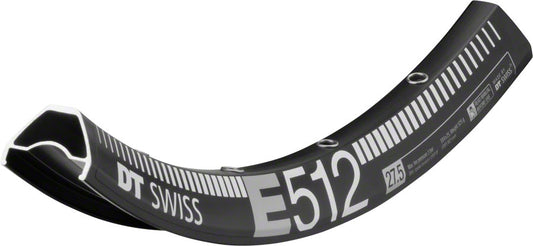DT Swiss E 512 Rim - 27.5" Disc Black 28H Rims DT Swiss   
