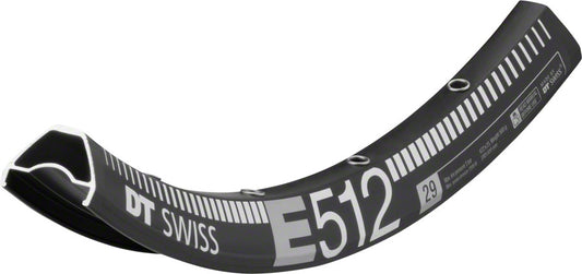 DT Swiss E 512 Rim - 29" Disc Black 32H Rims DT Swiss   