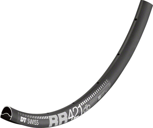 DT Swiss RR 421 Rim - 700 Disc Black 28H Asymmetric Rims DT Swiss   