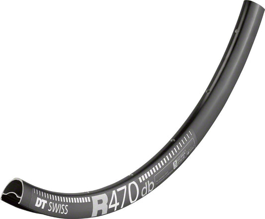 DT Swiss R 470 Rim - 700 Disc Black 24H Rims DT Swiss   