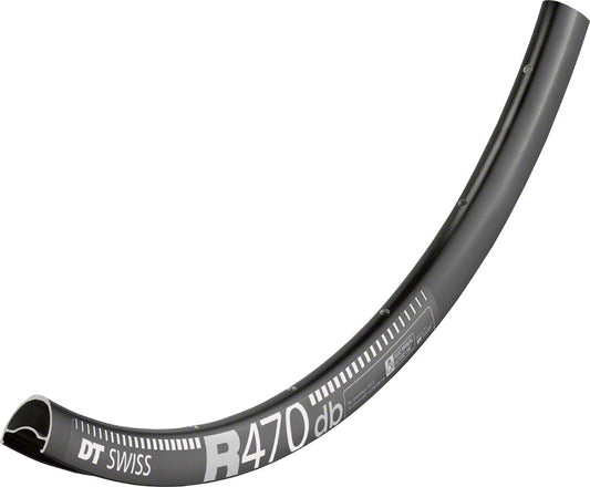 DT Swiss R 470 Rim - 700 Disc Black 32H Rims DT Swiss   