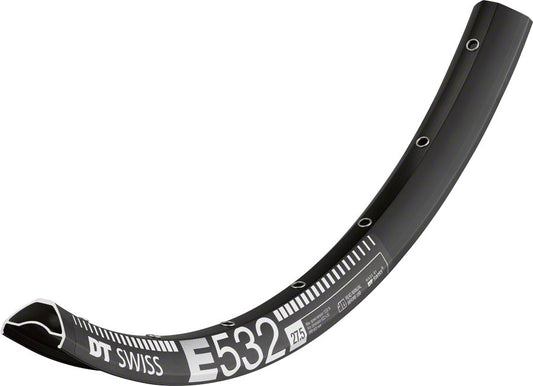 DT Swiss E 532 Rim - 27.5" Disc Black 28H Rims DT Swiss   