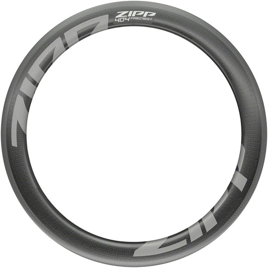 Zipp 404 Firecrest Carbon Rim - 700 Rim Brake Matte Carbon 18H Front Rims Zipp Speed Weaponry   
