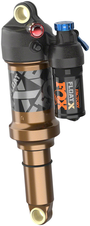 FOX FLOAT X Factory Rear Shock - Metric 230 x 57.5 mm EVOL LV 2-Position Lever Kashima Coat Rear Shocks Fox Shox   