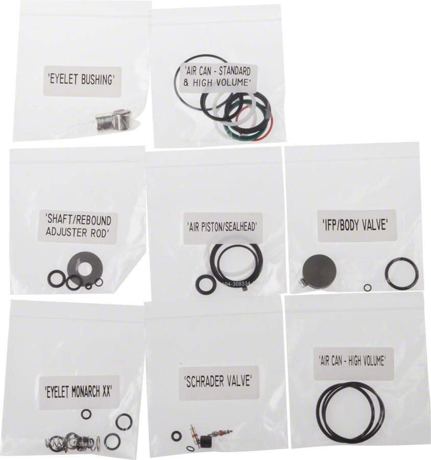 RockShox Rear Shock Service Kit - Monarch XX B1 2014+ Rear Shock Service Kits RockShox   