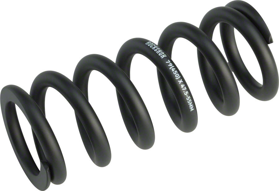 RockShox Metric Coil Spring - Length 134mm Travel 47.5-55mm 450 lbs Black Rear Shock Spring RockShox   